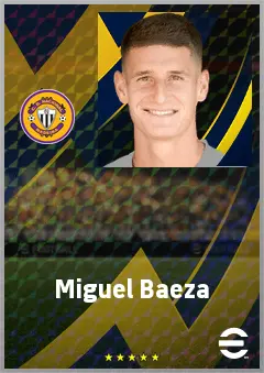 Miguel Baeza eFootball 2026 player card, 68 OVR AMF