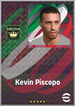 Kevin Piscopo eFootball 2026 player card, 67 OVR SS