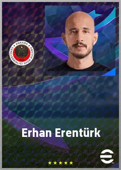 Erhan Erentürk eFootball 2026 player card, 66 OVR GK