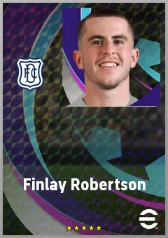Finlay Robertson eFootball 2026 player card, 67 OVR CMF