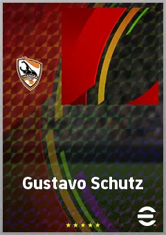 Gustavo Schutz eFootball 2026 player card, 66 OVR CF
