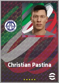 Christian Pastina eFootball 2026 player card, 67 OVR CB