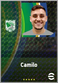 Camilo eFootball 2026 player card, 70 OVR CMF