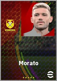 Morato eFootball 2026 player card, 75 OVR CB