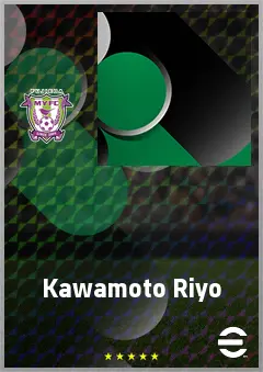 Kawamoto Riyo eFootball 2026 player card, 67 OVR CF
