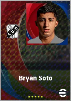 Bryan Soto eFootball 2026 player card, 67 OVR DMF
