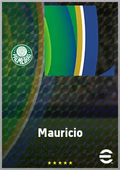 Mauricio eFootball 2026 player card, 74 OVR AMF