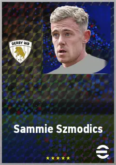 Sammie Szmodics eFootball 2026 player card, 74 OVR LWF