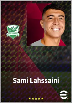 Sami Lahssaini eFootball 2026 player card, 69 OVR CMF