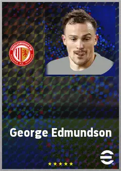 George Edmundson eFootball 2026 player card, 71 OVR CB
