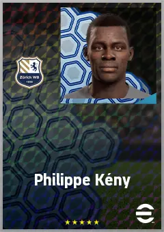 Philippe Kény eFootball 2026 player card, 71 OVR CF