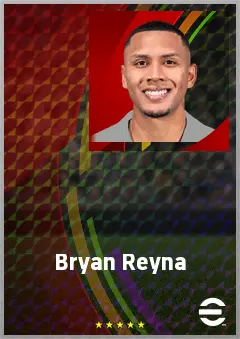 Bryan Reyna eFootball 2026 player card, 71 OVR LWF
