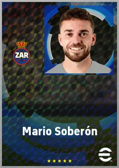 Mario Soberón eFootball 2026 player card, 70 OVR CF