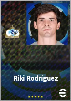 Riki Rodríguez eFootball 2026 player card, 72 OVR CMF