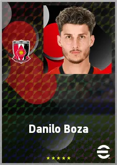 Danilo Boza eFootball 2026 player card, 73 OVR CB