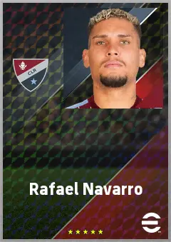 Rafael Navarro eFootball 2026 player card, 74 OVR CF