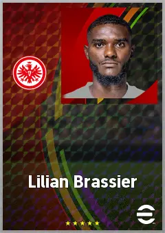 Lilian Brassier eFootball 2026 player card, 74 OVR CB