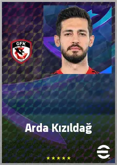 Arda Kızıldağ eFootball 2026 player card, 69 OVR CB