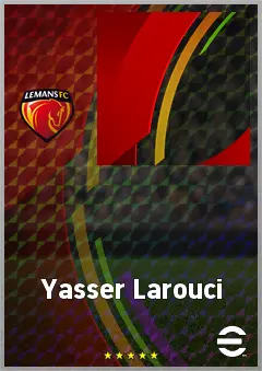 Yasser Larouci eFootball 2026 player card, 70 OVR LB