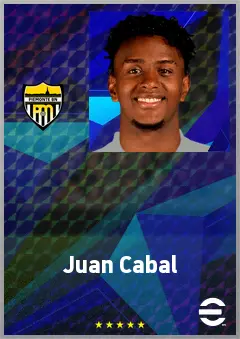 Juan Cabal eFootball 2026 player card, 71 OVR CB