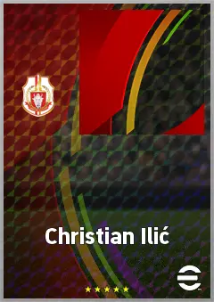 Christian Ilić eFootball 2026 player card, 67 OVR RWF