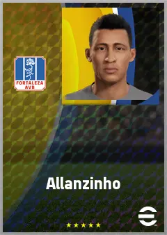 Allanzinho eFootball 2026 player card, 69 OVR LWF
