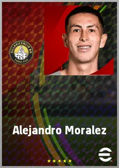 Alejandro Moralez eFootball 2026 player card, 70 OVR CB