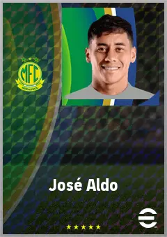 José Aldo eFootball 2026 player card, 68 OVR AMF