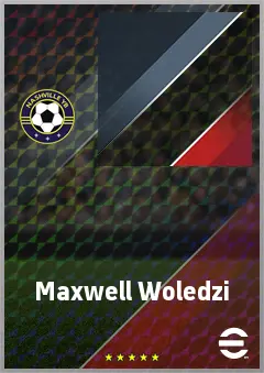 Maxwell Woledzi eFootball 2026 player card, 72 OVR CB