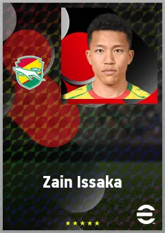 Issaka Zain eFootball 2026 player card, 68 OVR RMF