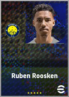 Ruben Roosken eFootball 2026 player card, 68 OVR LB