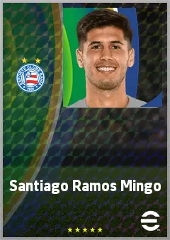 Santiago Ramos Mingo eFootball 2026 player card, 73 OVR CB