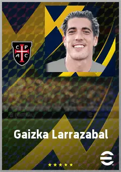 Gaizka Larrazabal eFootball 2026 player card, 74 OVR RB