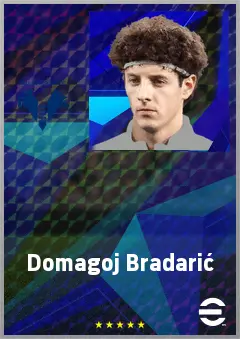 Domagoj Bradarić eFootball 2026 player card, 72 OVR LB