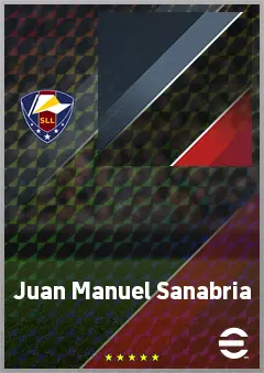 Juan Manuel Sanabria eFootball 2026 player card, 73 OVR LB