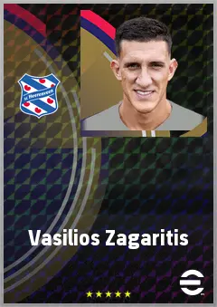 Vasilios Zagaritis eFootball 2026 player card, 68 OVR LB