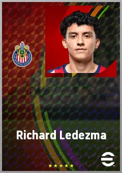 Richard Ledezma eFootball 2026 player card, 70 OVR RB