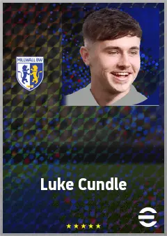 Luke Cundle eFootball 2026 player card, 69 OVR CMF