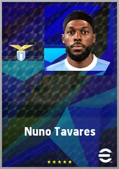 Nuno Tavares eFootball 2026 player card, 76 OVR LB