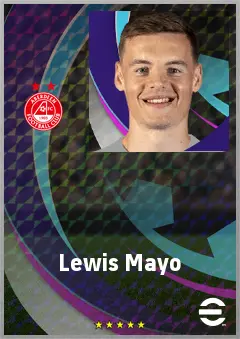 Lewis Mayo eFootball 2026 player card, 71 OVR CB