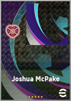 Joshua McPake eFootball 2026 player card, 68 OVR LWF