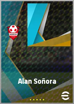 Alan Soñora eFootball 2026 player card, 71 OVR AMF