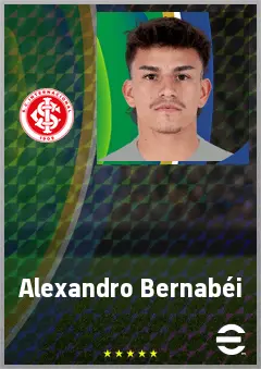 Alexandro Bernabéi eFootball 2026 player card, 75 OVR LB