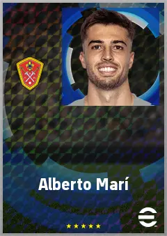 Alberto Marí eFootball 2026 player card, 68 OVR CF