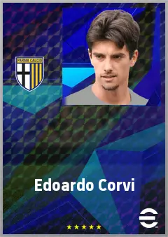 Edoardo Corvi eFootball 2026 player card, 71 OVR GK