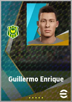 Guillermo Enrique eFootball 2026 player card, 70 OVR RB