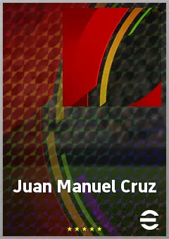 Juan Manuel Cruz eFootball 2026 player card, 68 OVR CF
