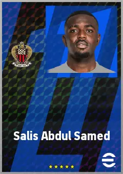 Salis Abdul Samed eFootball 2026 player card, 71 OVR DMF