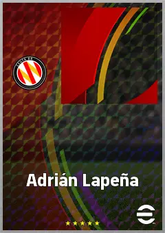 Adrián Lapeña eFootball 2026 player card, 70 OVR CB