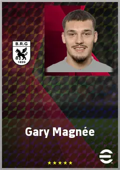 Gary Magnée eFootball 2026 player card, 71 OVR RB